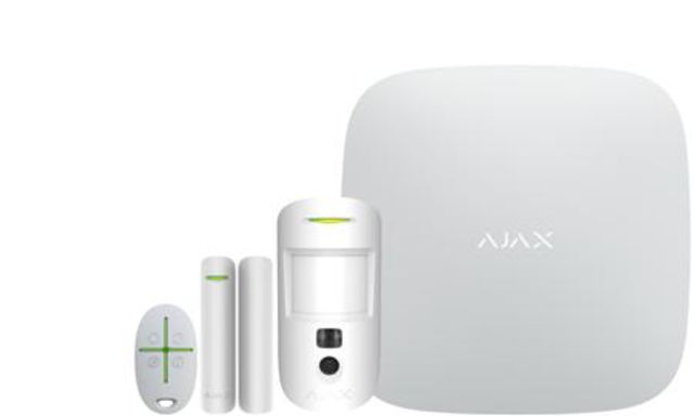Ajax StarterKit Cam Plus - Alarm KIT Hub2 plus m. Foto